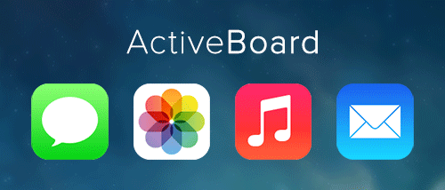 ActiveBoard 3 ActiveBoard will Show the Running Tasks in the iOS 7 Backlighting their Icons [Cydia]