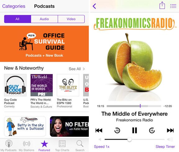 podkasts 2 Apple Released an Update for the Podcasts Application with Improved Browsing, and Support for Siri and CarPlay