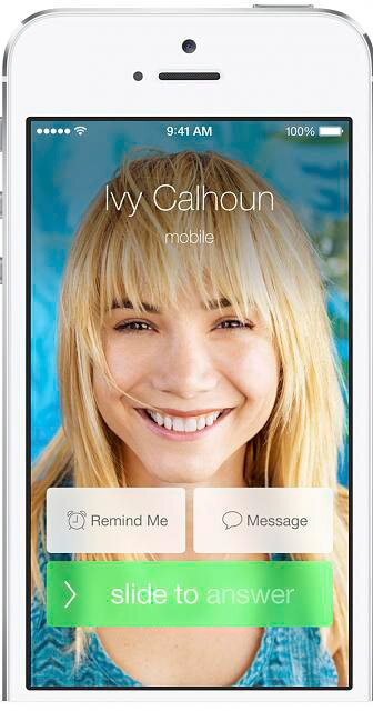 ios 7 phone 32 Won Over: iOS 8 To Return Full Screen Caller Photos
