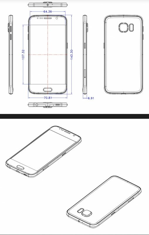 rassecret 4 Design of the New Flagship Samsung Galaxy S6 Uncovered [Photos]
